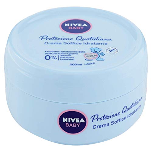 NIVEA Crema Suave Para Bebés Tarro De 200 Ml. 86128 Línea De Bebé