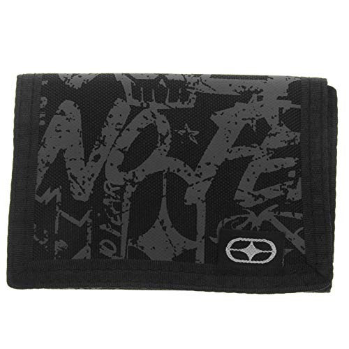 No Fear Unisex Graffiti Cartera Negro Talla única