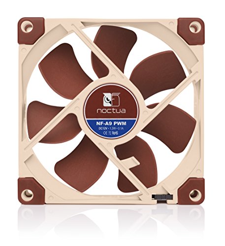 Noctua NF-A9 PWM, Ventilador Silencioso, 4 Pines (92 mm, Marrón)