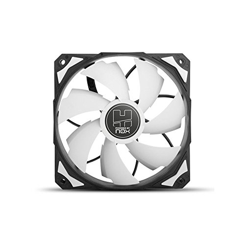 Nox H-FAN PWM - NXHUMMERF120PWM - Ventilador para Caja PC, 120 mm, Color Blanco