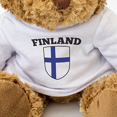 NUEVO - BANDERA FINLANDIA - Osito De Peluche - Adorable Lindo - Regalo Obsequio