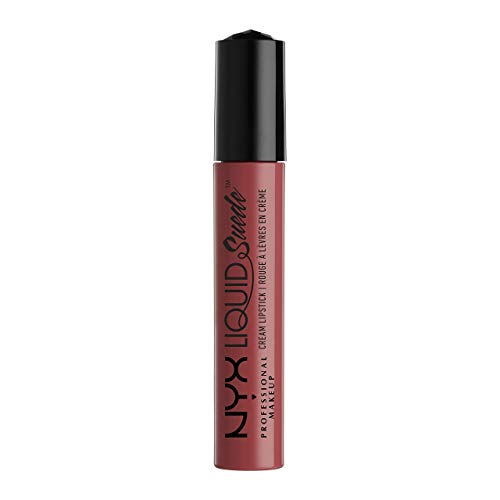 NYX PROFESSIONAL MAKEUP Pintalabios líquido mate ultra pigmentado de larga duración Labial Mate Liquid Suede Cream Lipstick Tono - Soft-Spoken