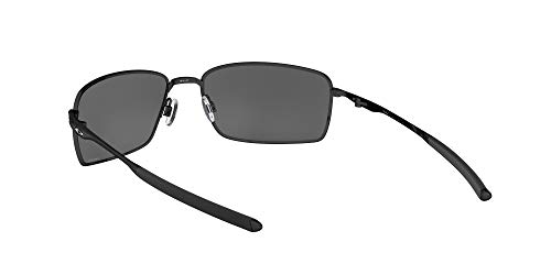 Oakley Square Wire 4075 Gafas, Polished Black/Prizmblack, 60 para Hombre