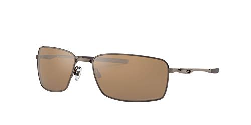 Oakley Square Wire Oo4075 407505 Polarizada 60 Mm Gafas de Sol, Unisex, Multicolor, 60