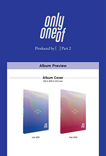 ONLYONEOF PRODUCED BY [ ] PART 2 Album ICE_BLUE VER. 1ea CD+1p POSTER+68p Photo Book+1ea Photo Card+1ea Point Session+TRACKING CODE K-POP SEALED