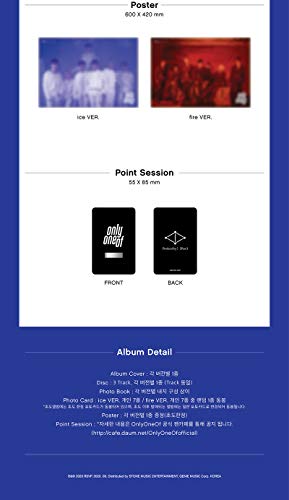 ONLYONEOF PRODUCED BY [ ] PART 2 Album ICE_BLUE VER. 1ea CD+1p POSTER+68p Photo Book+1ea Photo Card+1ea Point Session+TRACKING CODE K-POP SEALED