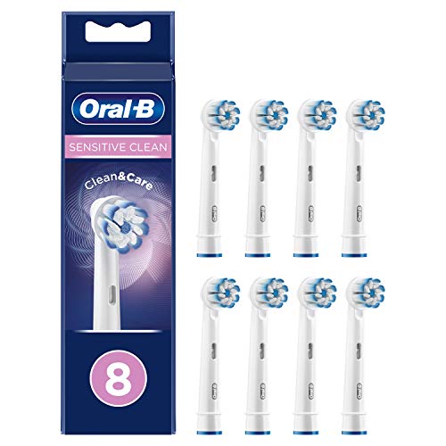 Oral-B Sensitive Clean Cabezales de recambio, Pack de 8