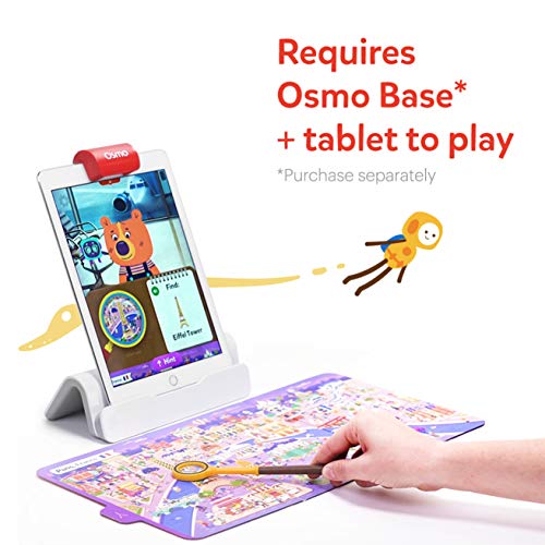 Osmo Game Detective Agency: un Juego búsqueda Que explora el Mundo. (Base requerida), Color (902-00011)