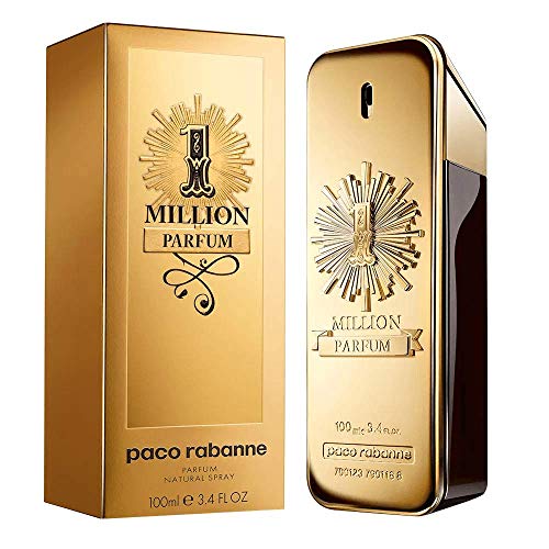 PACO RABANNE 1 Million Parfum 100ML VAPORIZADOR Unisex Adulto, AMARILLO, Estándar