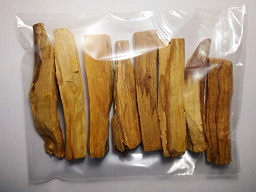 Palo Santo de PERÚ - Madera Sagrada 100% Natural y Sostenible. Equilibra y Limpia Las energías. Peso: 100 g. Corte Artesanal