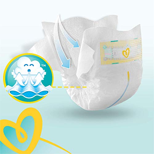 Pampers - Protección Premium - Pañales Tamaño 4 (9-14 kg) - Paquete de 1 mes (168 Pañales)