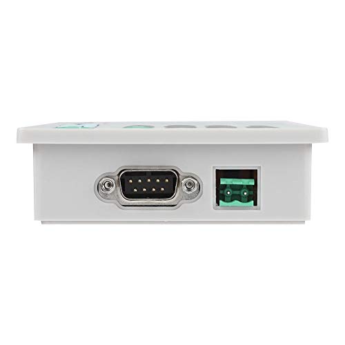 Pantalla de texto, OP320-A 3.7 pulgadas HMI Soporte S485 / RS232 Puerto de comunicación con cable para PLC