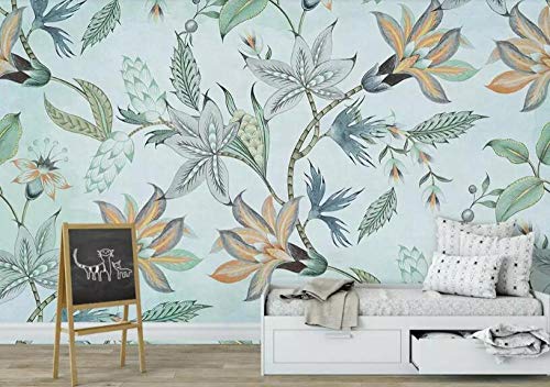 Papel Pintado Fotográfico Flores exoticas 350cm(W) x245cm(H)-7 Stripes Fotomurales Fleece no-trenzado Salón Dormitorio Despacho Pasillo Decoración murales decoración de paredes moderna