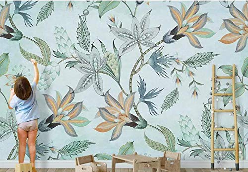 Papel Pintado Fotográfico Flores exoticas 350cm(W) x245cm(H)-7 Stripes Fotomurales Fleece no-trenzado Salón Dormitorio Despacho Pasillo Decoración murales decoración de paredes moderna