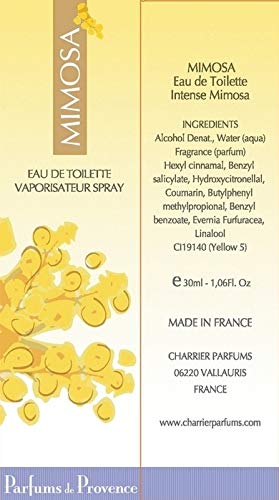 Parfums Charrier gama Provence colonia 30 ml Spray, diseño de Mimosa