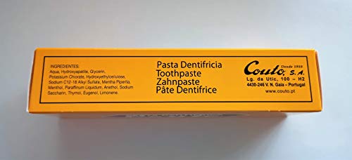 Pasta Dentifrica Couto Medical Toothpaste 2 Oz, 3 Boxes by Couto