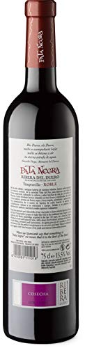 Pata Negra Roble Vino Tinto D.O Ribera del Duero - Pack de 6 Botellas x 750 ml