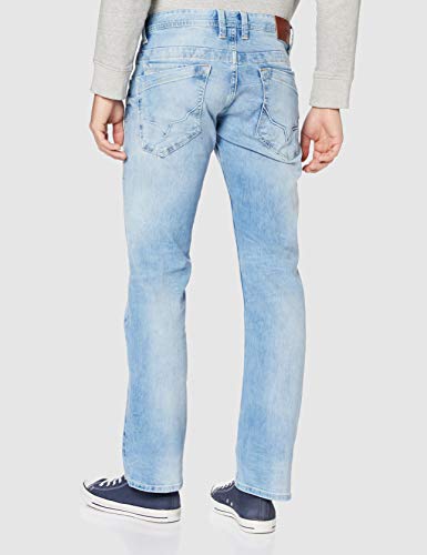 Pepe Jeans Jeanius, Vaqueros relaxed para Hombre, Azul (11Oz Vintage 8 Dip S55), W29/L32