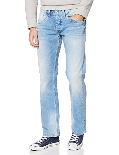 Pepe Jeans Jeanius, Vaqueros relaxed para Hombre, Azul (11Oz Vintage 8 Dip S55), W29/L32