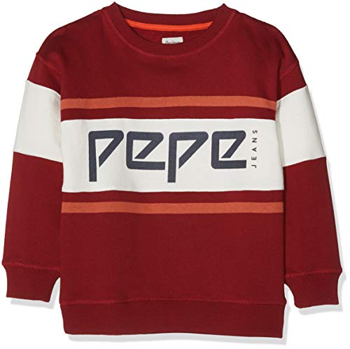 Pepe Jeans Sly JR Sudadera, Rojo (Lotus Red 296), 16 años para Niños