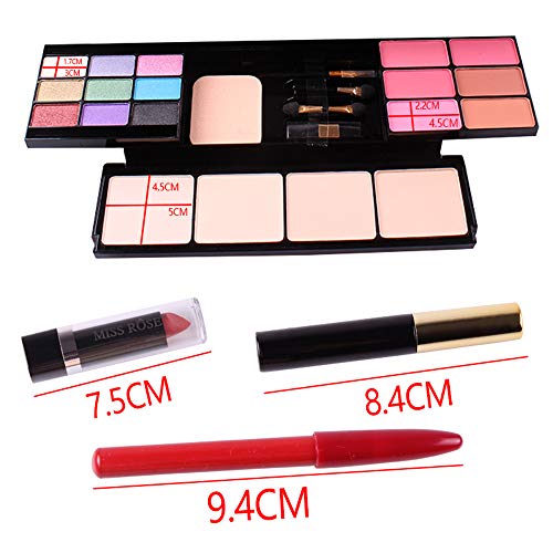 PhantomSky 39 Colores Cosmético Kit Maquillaje Set de Regalo Profesional Paleta de Sombra de Ojos con Lápiz labial, Blush y Corrector #1 - Perfecto para el uso profesional y diario