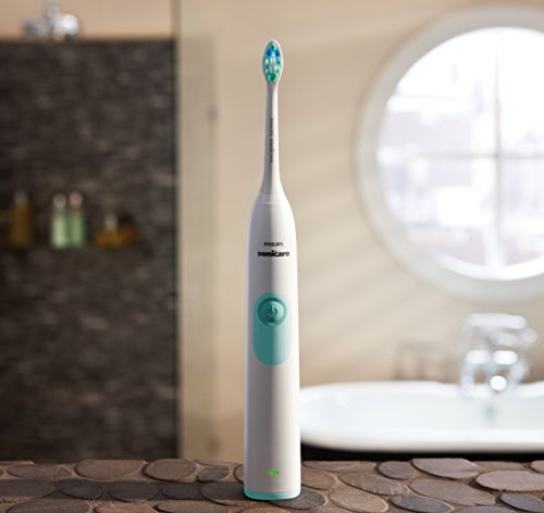 Philips Sonicare Serie 2 HX6231/01 - Cepillo de dientes electrico, 1 cabezal, cargador, Color Blanco