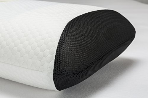 Pikolin Home - Almohada viscoelástica con altavoces, firmeza media, 35x70cm, altura 14cm