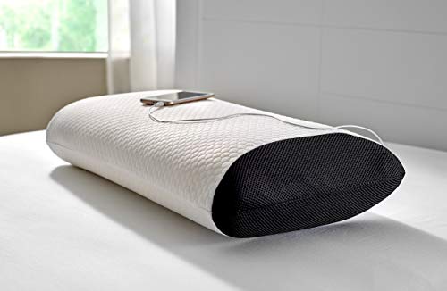 Pikolin Home - Almohada viscoelástica con altavoces, firmeza media, 35x70cm, altura 14cm