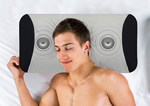 Pikolin Home - Almohada viscoelástica con altavoces, firmeza media, 35x70cm, altura 14cm