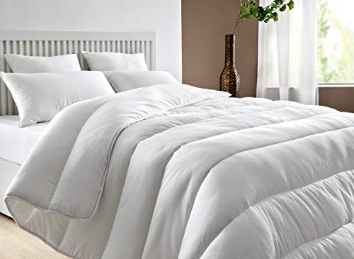 Pikolin Home - Edredón/Relleno nórdico antiácaros, otoño-invierno, 400gr/m², 240x260cm-Cama 180 (Todas las medidas)