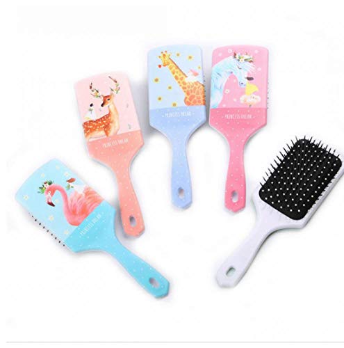 PiniceCore 1pcs Nueva Lindo Unicornio Animal antiestática del Cepillo de Pelo Peine Masaje Ducha Wet desenredar el Cabello Cepillo salón de Belleza del Pelo Herramientas