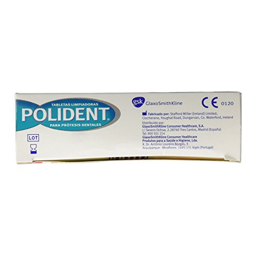 POLIDENT Tabletas Limpiadoras Oxígeno Activo 30 Tabs