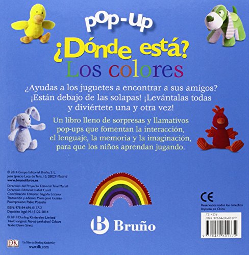 Pop-up ¿Dónde está? Los colores (Castellano - A PARTIR DE 0 AÑOS - MANIPULATIVOS (LIBROS PARA TOCAR Y JUGAR), POP-UPS - Pop-up ¿Dónde está?)