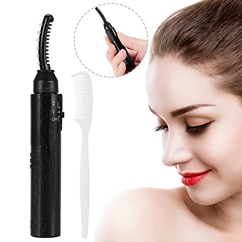 Profesional térmica rizador de pestañas, eléctrica rizador de pestañas calefactables Eyelash Curler con 2 niveles de calor, ojos Beauty Tool para Fantástica sin dolor curvas wimpern