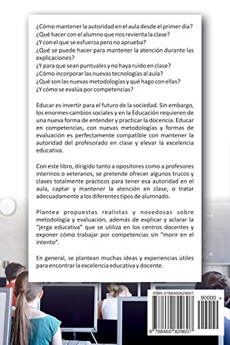 Profesor de Secundaria: Claves para lograr la autoridad en el aula educando por competencias - 9788460829607