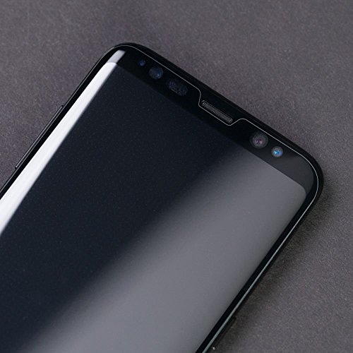 Protector de Pantalla para Samsung Galaxy S8, Caso amistoso,3D Cobertura Completa, Cristal Templado Protector de Pantalla Galaxy S8, Alta Definicion, Samsung Galaxy S8 Cristal Protector (565GL21779)