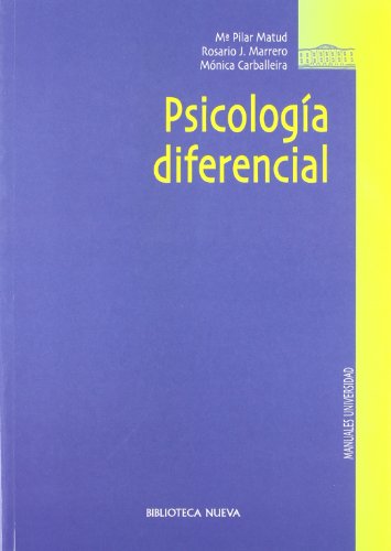 Psicología diferencial (Manuales Universidad)