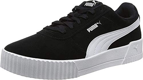 PUMA Carina, Zapatillas para Mujer, Negro Black Black Silver, 39 EU