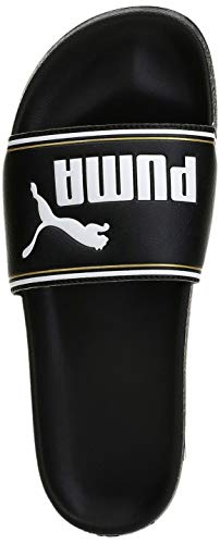 PUMA Leadcat FTR, Sandalias deslizantes Unisex-Adulto, Negro Black Team Gold White, 43 EU