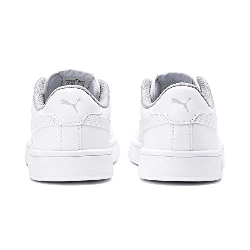 PUMA Smash V2 L JR, Zapatillas Unisex niños, Blanco White White, 36 EU