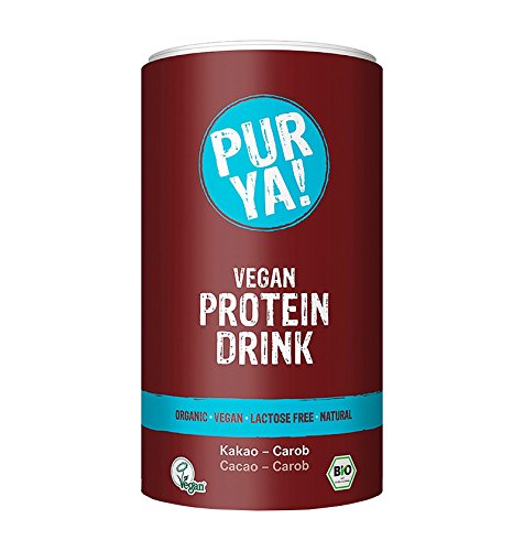 Purya Proteína Vegetal Bio en Polvo con Cacao y Algarroba - 550 gr