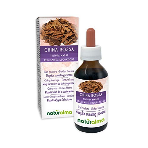 Quina roja (Cinchona pubescens o Cinchona succirubra) cortezas Tintura Madre sin alcohol Naturalma | Extracto líquido gotas 100 ml | Complemento alimenticio | Vegano