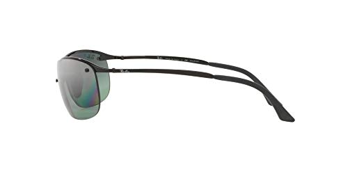 Ray-Ban 0Rb3542 Gafas de sol, Shiny Black, 63 para Hombre