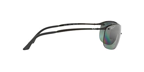 Ray-Ban 0Rb3542 Gafas de sol, Shiny Black, 63 para Hombre