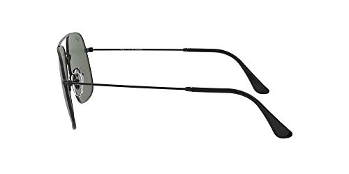 Ray-Ban 0RB3595 Gafas de sol, Rubber Black, 59 Unisex