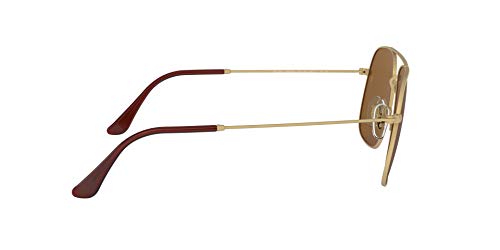 Ray-Ban 0RB3595 Gafas de sol, Rubber Gold, 59 Unisex