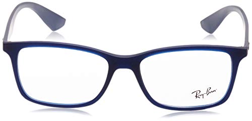 Ray-Ban 0rx 7047 5450 56 Monturas de gafas, Matte Trasp Blue, Hombre