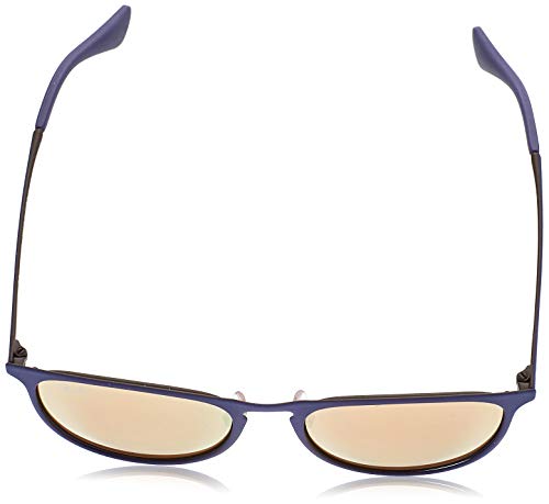 Ray-Ban JUNIOR 9538s Gafas de sol, Rubber Brown/Violet, 50 Unisex-Niño