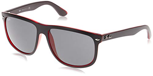 Ray-Ban Rb4147 Gafas de sol, Top Mat Black on Red Trasp, 59 para Hombre