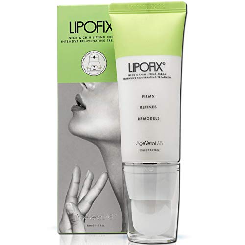 Reafirmante de Cuello Doble Mentón Crema Rejuvenecedora Intensiva Tonos y Reafirma la Piel Caída Anti-Envejecimiento. LIPOFIX.